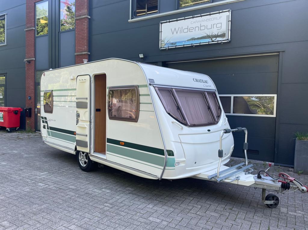 Schitterende Chateau Calista 450FUH, mover, Fransbed!, Chateau, Rondzit, Bedrijf, 4 tot 5 meter