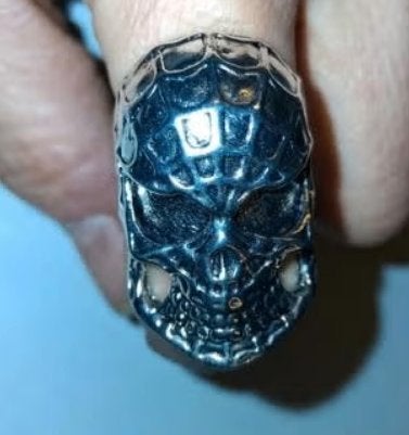 stoere punk gothic Ringen in maat 19 t/m 21, Sieraden, Tassen en Uiterlijk, Ringen, 19 tot 20, Nieuw, Ophalen of Verzenden, Dame of Heer