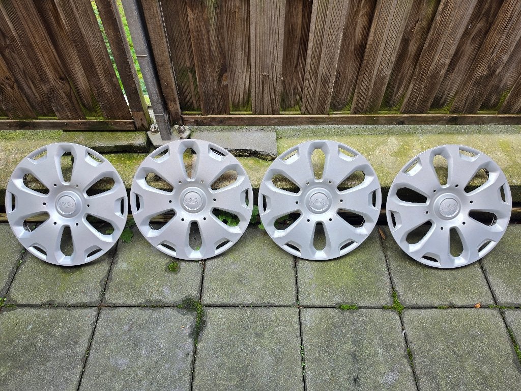 Originele Ford Fiesta Wieldoppen 15 inch | Set van 4, Auto diversen, Ophalen, Gebruikt