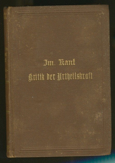 Kritik de Urtheilskraft 1790 Immanuel Kant Boek nr 6 jdu, Boeken, Gelezen, Ophalen of Verzenden, Praktische filosofie, Immanuel Kant