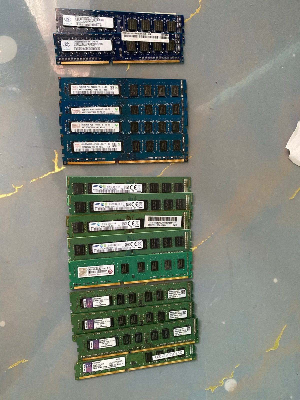 15x Desktop PC3 RAM 4GB Geheugenmodule, Computers en Software, Ophalen, DDR4, Zo goed als nieuw, Desktop