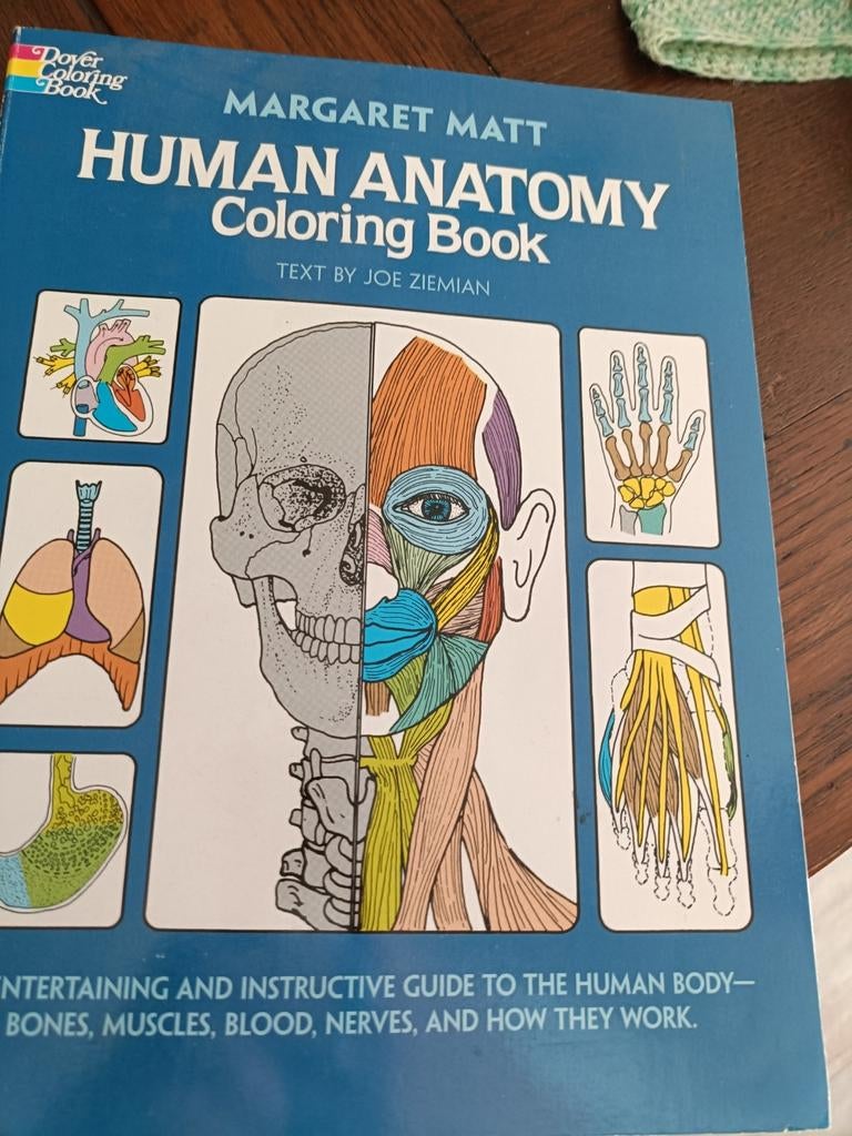 Human Anatomy Coloring Book, Ophalen of Verzenden