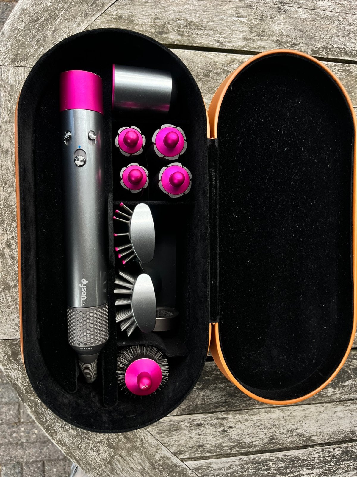 Dyson Airwrap Complete Styler HS01 - Fuchsia, Ophalen of Verzenden, Gebruikt, Haarverzorging