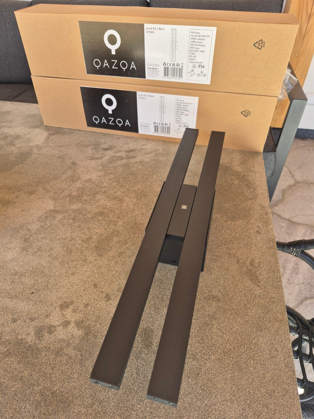 3 Wandlampen Qazqa nieuw, Ophalen, Nieuw