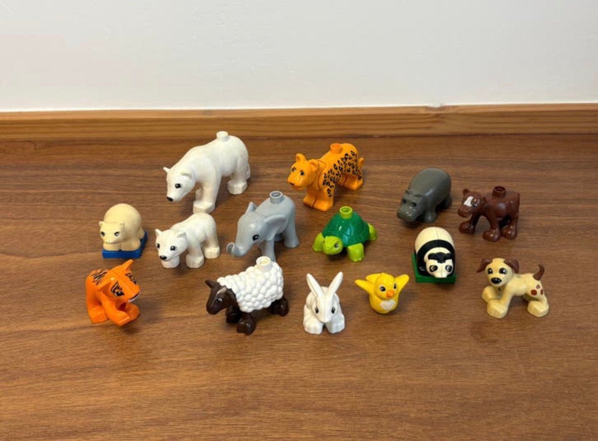Duplo 14 dieren (1), Ophalen of Verzenden, Zo goed als nieuw, Complete set, Duplo