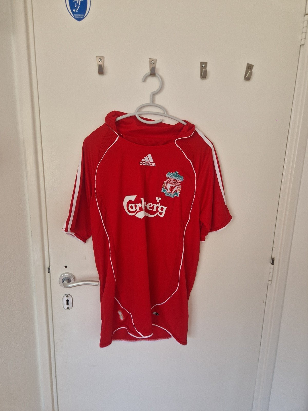Dirk Kuyt Liverpool shirt 07-08 maat M, Maat 48/50 (M), Ophalen of Verzenden, Zo goed als nieuw, Adidas