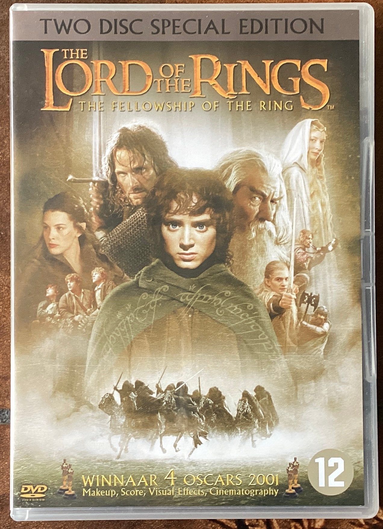 Lord of the Rings dvd The Fellowship of the Ring, Ophalen of Verzenden, Zo goed als nieuw, Overige typen