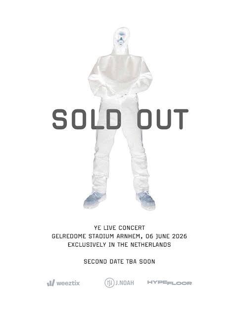 KANYE WEST 3 tickets!! Éérste rang! 6 juni!, Tickets en Kaartjes, Drie personen of meer