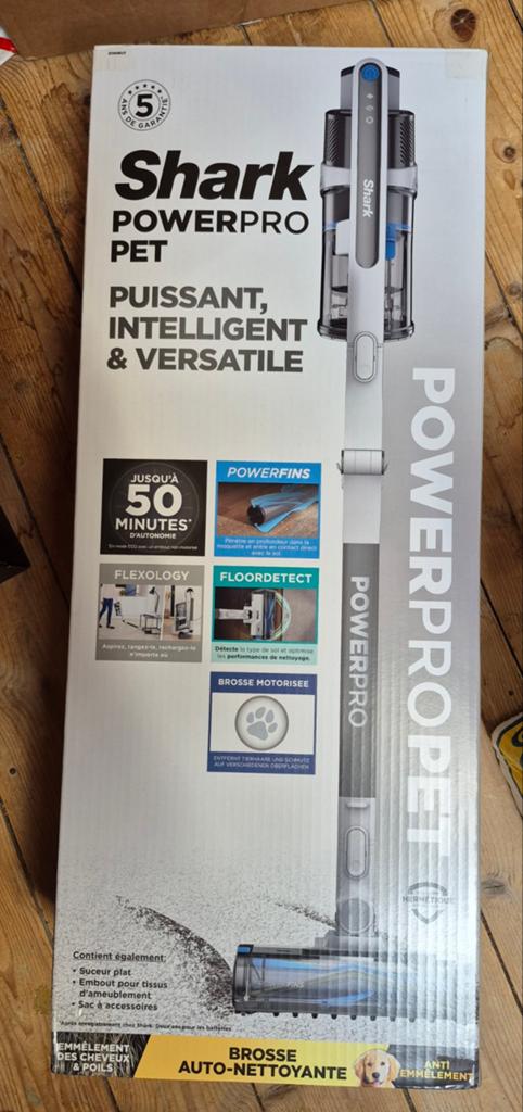 Shark POWERPRO PET Flexology Steelstofzuiger - Nieuw, Ophalen, Nieuw, Draadloos, Reservoir