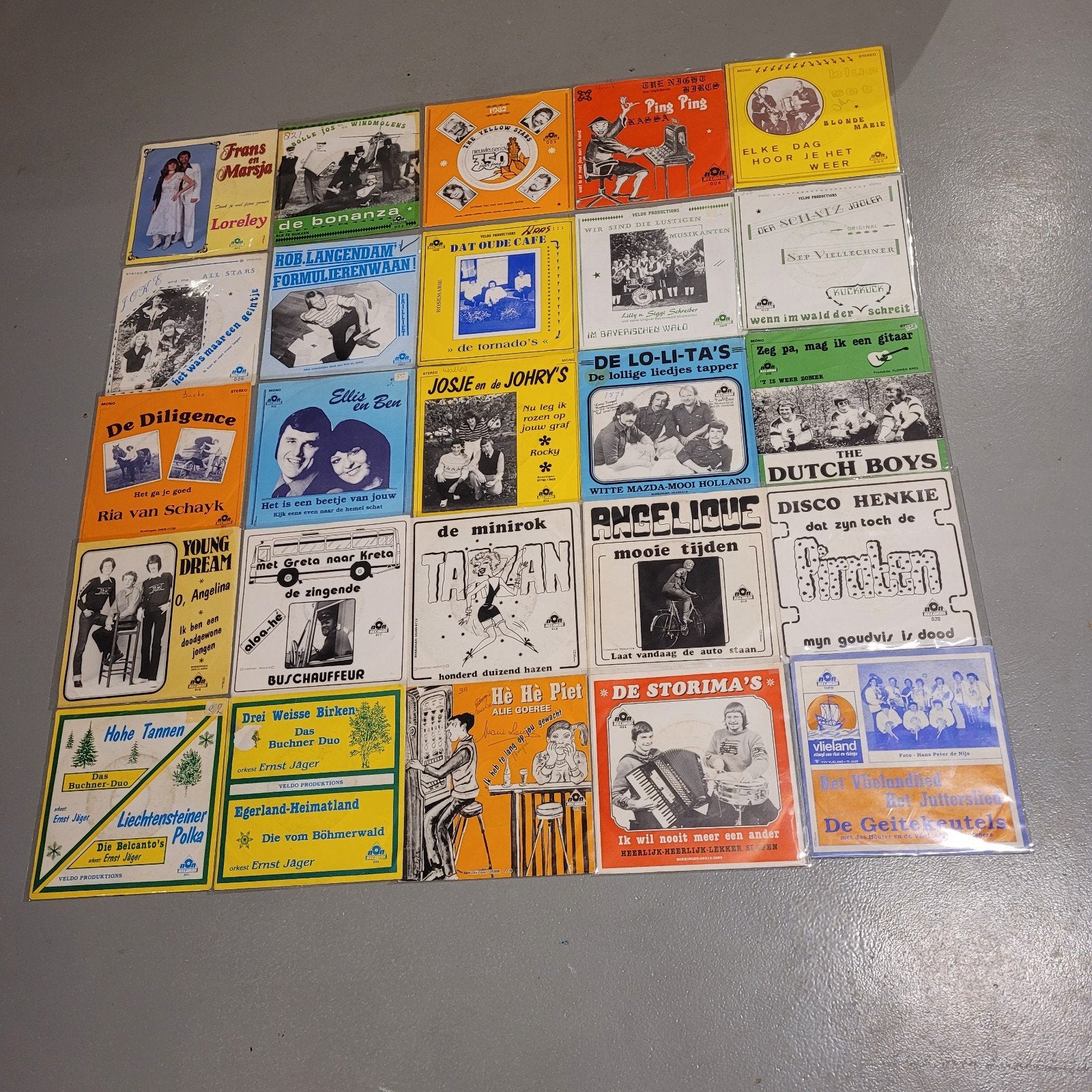 Piraten singels complete N.O.N SERIE tekoop, Cd's en Dvd's, Ophalen, Zo goed als nieuw, Overige formaten, Levenslied of Smartlap