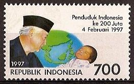 Indonesie Zonnebloem nr 1762 postfris 1997, Ophalen of Verzenden, Postfris, Zuidoost-Azië