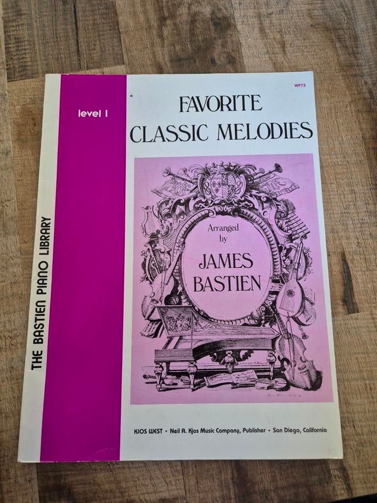 Favorite classic melodies level 1, Muziek en Instrumenten, Ophalen of Verzenden, Les of Cursus, Piano