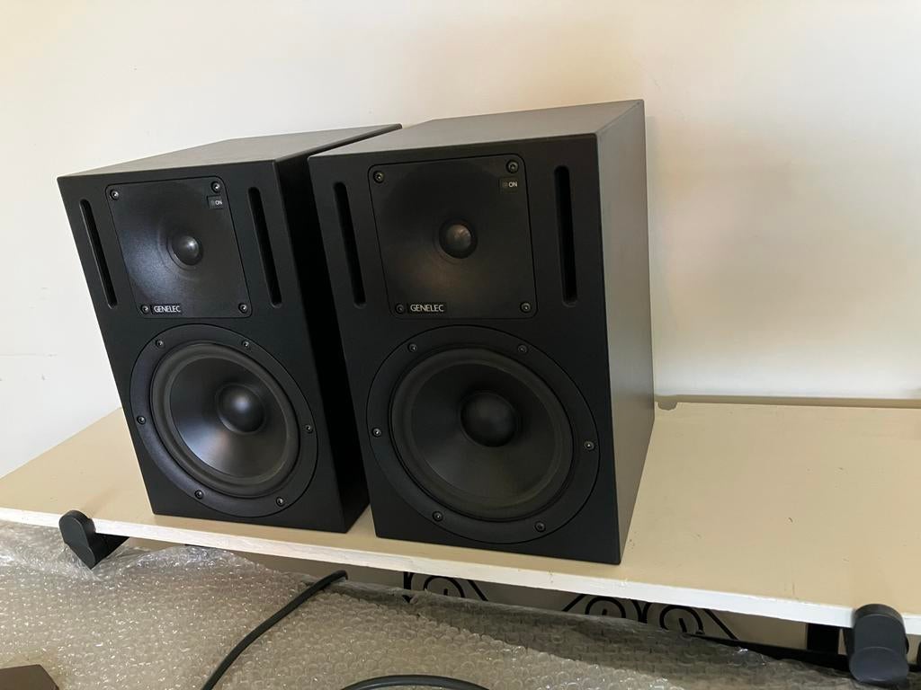 Genelec 1030A PM Studio Monitoren (Paar) in doos 👌, Overige merken, Ophalen of Verzenden, Zo goed als nieuw, 120 watt of meer
