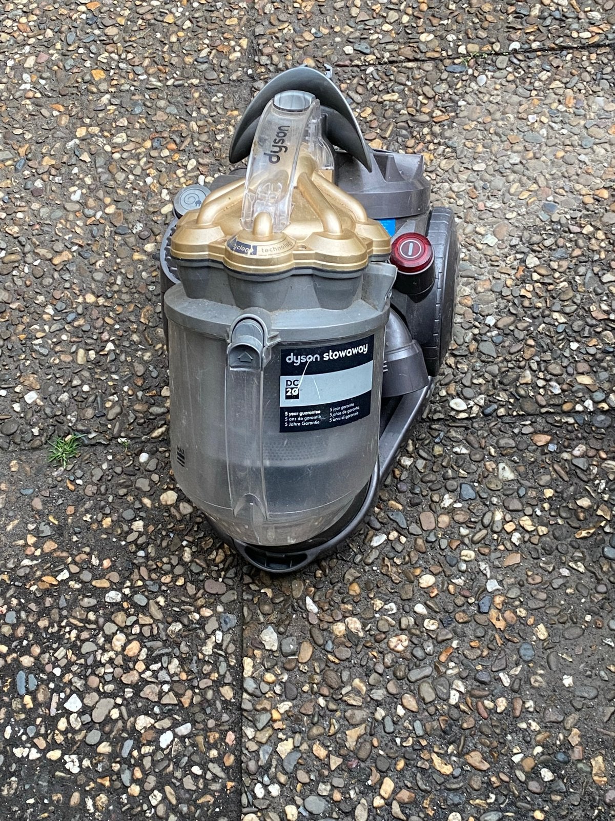 Dyson Stowaway DC20 stofzuiger - maakt kortsluiting, Ophalen