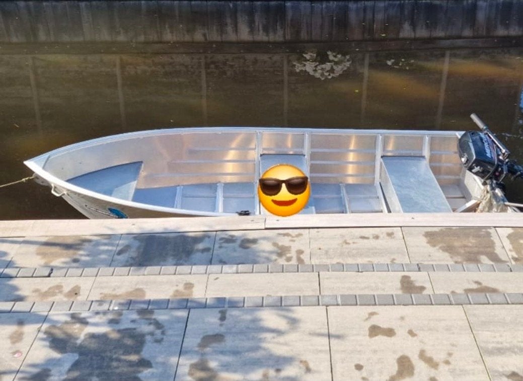 Stevige aluminium visboot Fisherpro + buitenboord motor, Watersport en Boten, Overige merken, 4 m, Buitenboordmotor, Aluminium