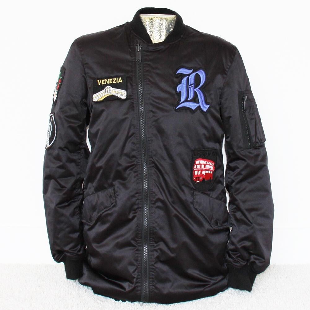 Zeer Mooie gevoerde Replay Jas (M) € 95,-, Maat 38/40 (M), Zwart, Replay, Ophalen of Verzenden