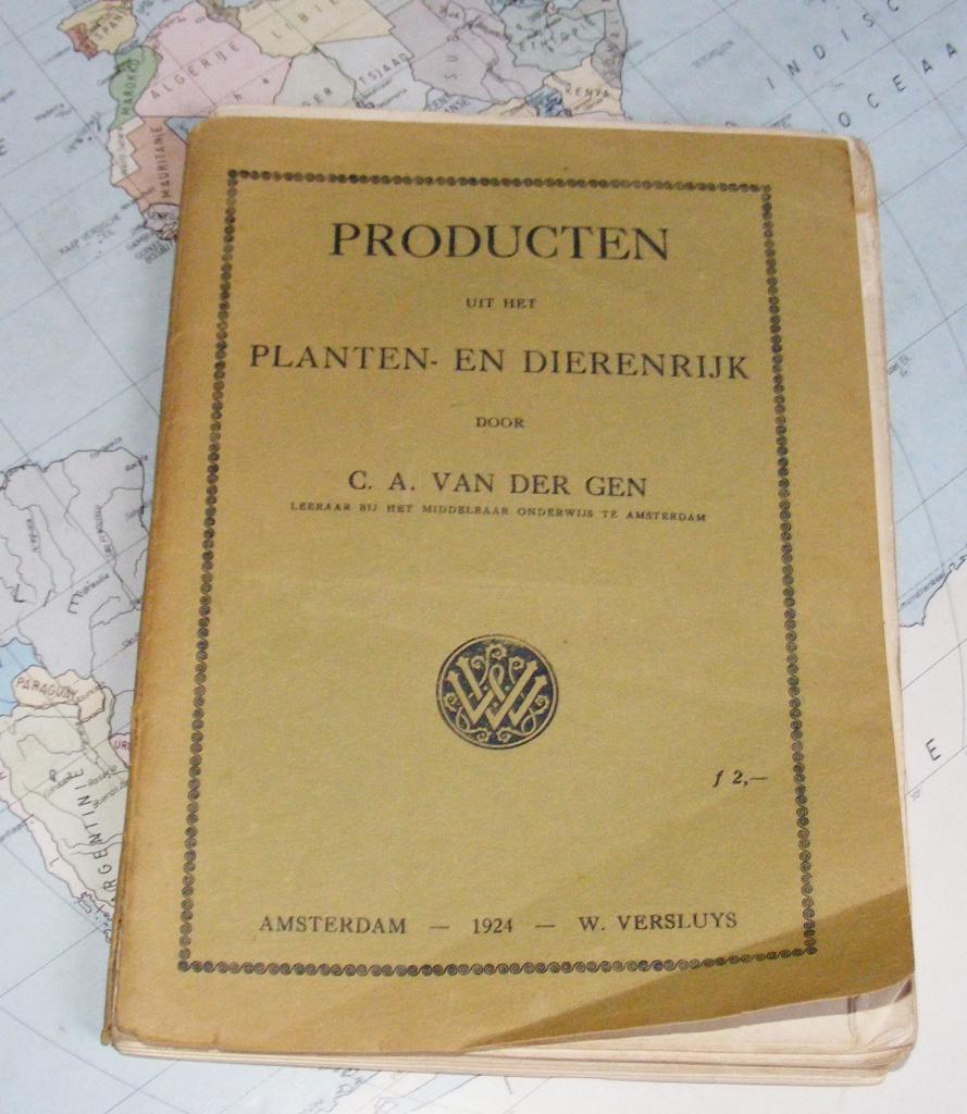 Planten- en dierenrijk - 1924  Door C. A. v.d. Gen  ler, Verzenden