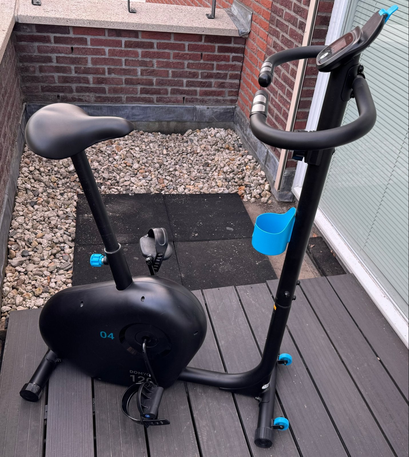 Hometrainer Domyos EB 120 - Ideaal voor thuisworkouts, Ophalen, Gebruikt, Metaal, Benen