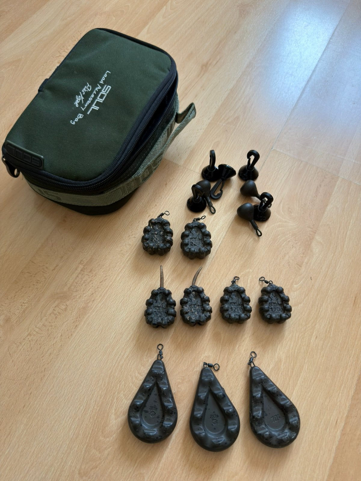 Karper lood en top lood + pouch, Ophalen of Verzenden, Zo goed als nieuw, Dobber of Lood