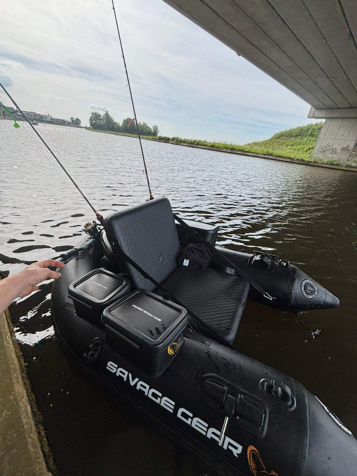 Bellyboat, Ophalen of Verzenden, Zo goed als nieuw, Koffer of Tas