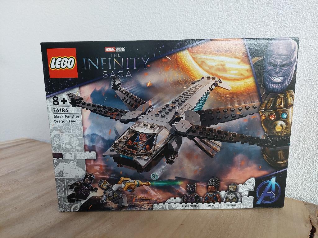 Lego Marvel 76186 Black Panther Dragon Flyer nieuw, Lego, Lego, Marvel, Lego