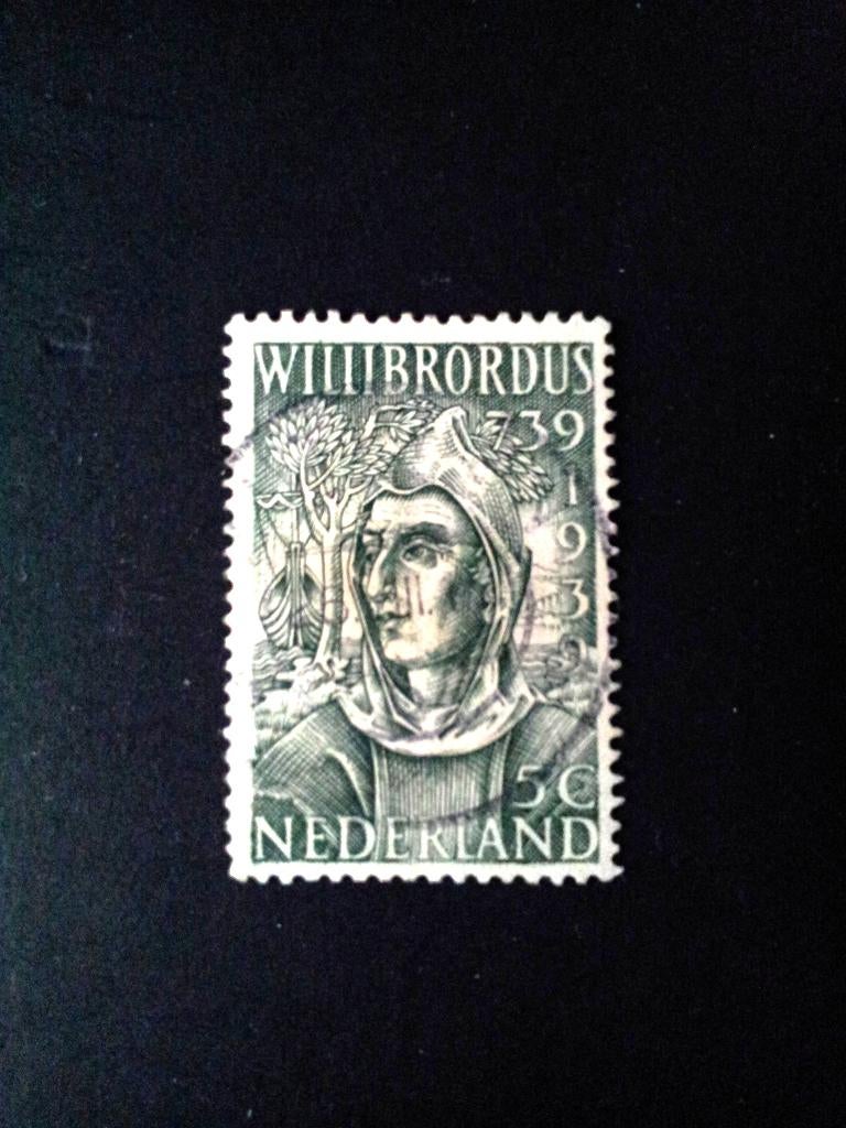 Nederland St. Willibrord 5 cent 1939 gestempeld, Ophalen of Verzenden, T/m 1940, Gestempeld