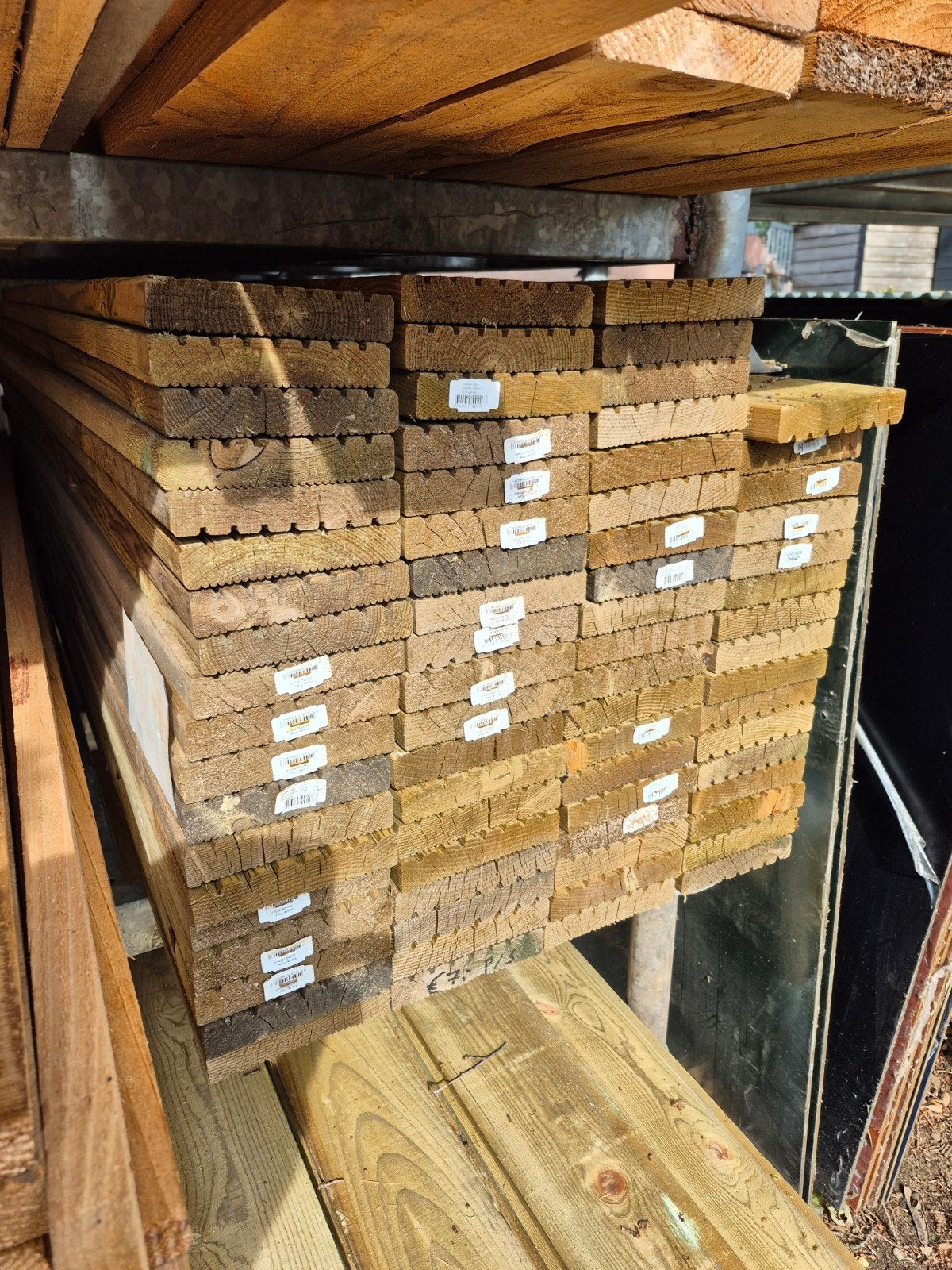 28x145mm Vlonderplank vuren geïmpregneerd 180cm AANBIEDING!, Ophalen, ., Nieuw, .