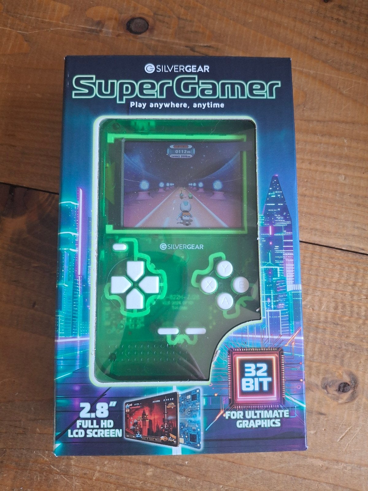 Silvergear super gamer computerspel (groen), Spelcomputers en Games, Spelcomputers | Nintendo Game Boy, Ophalen of Verzenden, Nieuw