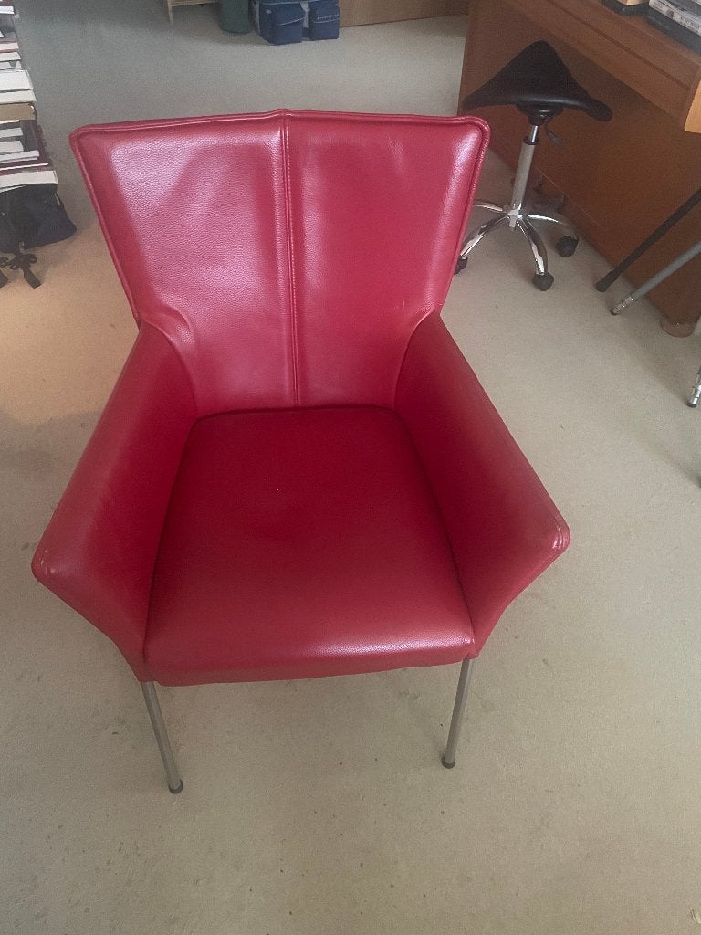 Eetkamerstoelen, Huis en Inrichting, Ophalen, Gebruikt, Vijf, Zes of meer stoelen, Leer