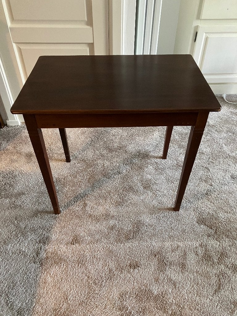 Bijzettafel Pander, Ophalen