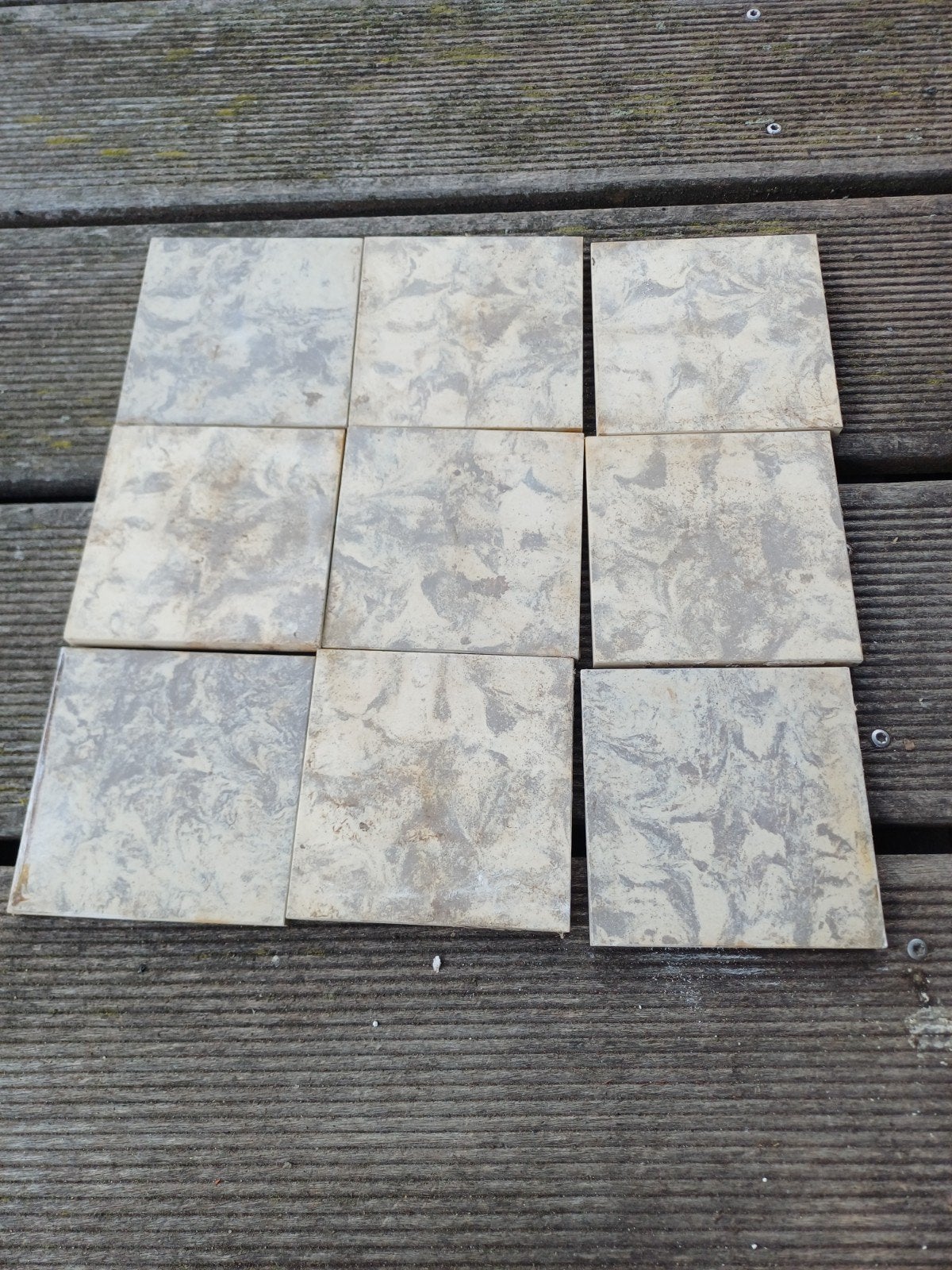 Vloertegels, Ophalen, Hout