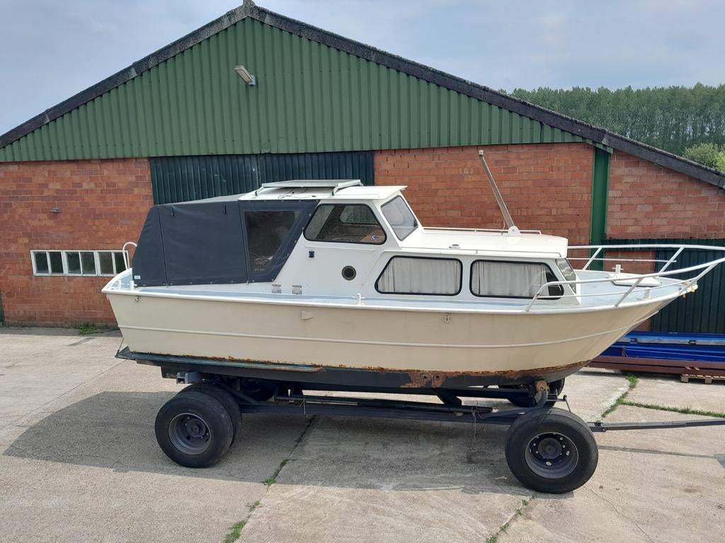 Stalen kruiser 8 meter, Ophalen, Gebruikt, Staal, Diesel