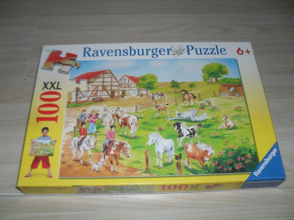 Ponykamp puzzle 100 XXL stukken, Ophalen, Minder dan 500 stukjes, Zo goed als nieuw, Legpuzzel