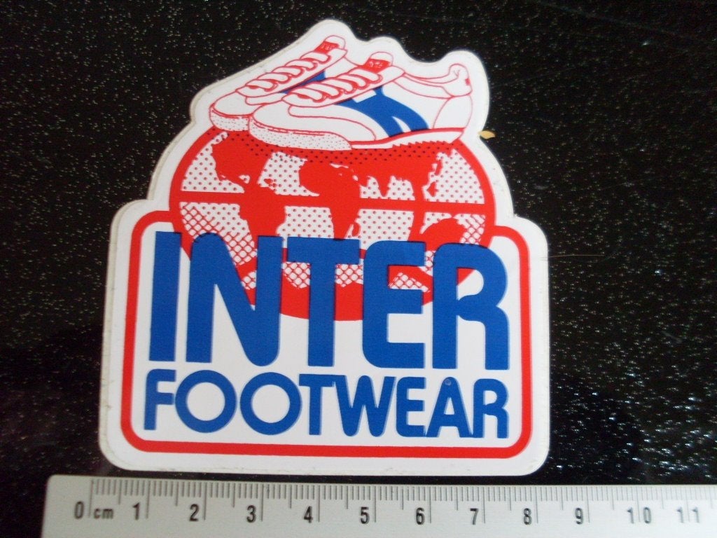 sticker inter footwear logo, Verzamelen, Stickers, Verzenden, Zo goed als nieuw, Bedrijf of Vereniging