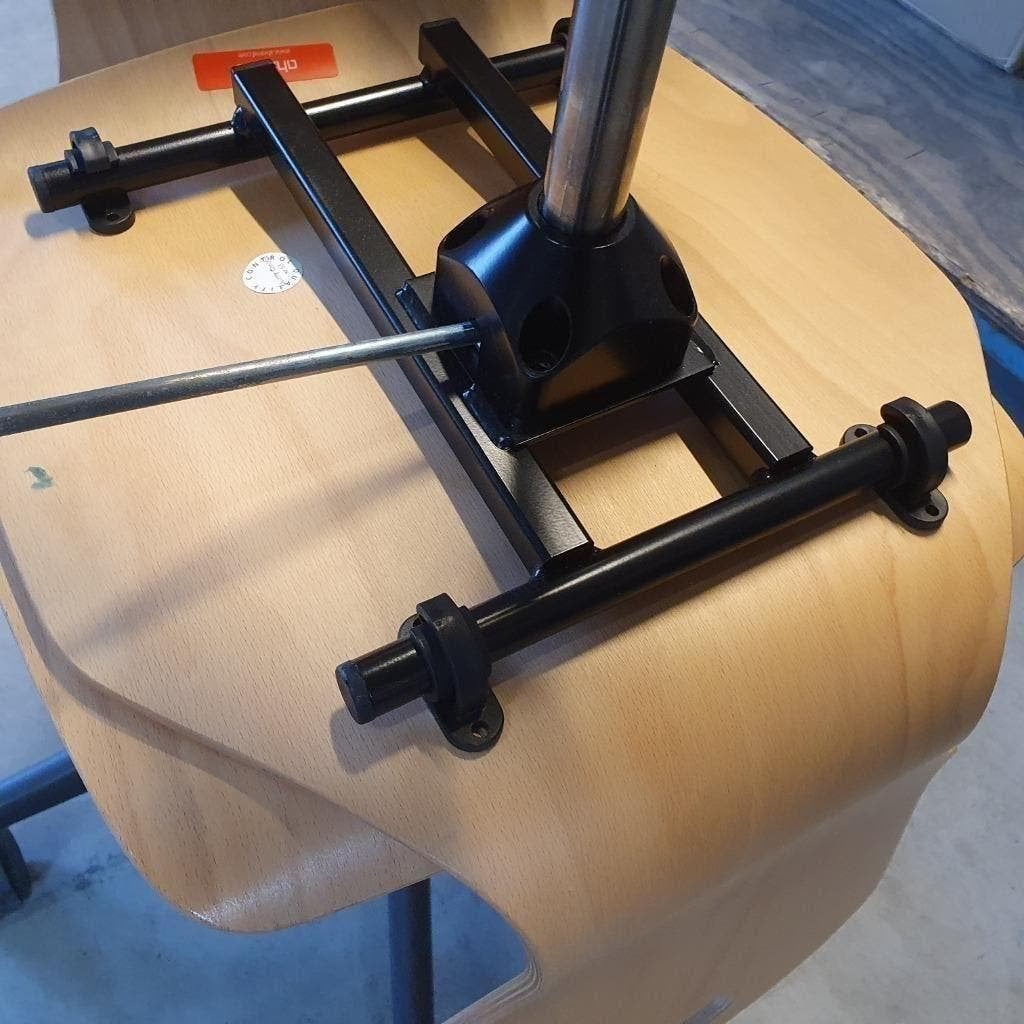 PARTIJ houten verrijdbare schoolstoel werkplaatsstoelen, Ophalen, Gebruikt, Bruin