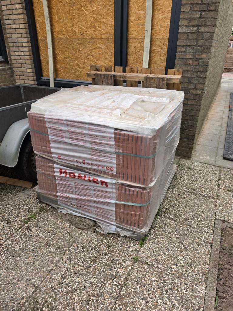 Nieuwe Hollander natuurrood dakpannen (280 stuks), Doe-het-zelf en Verbouw, Dakpannen en Dakbedekking, Ophalen, Steen of Klei