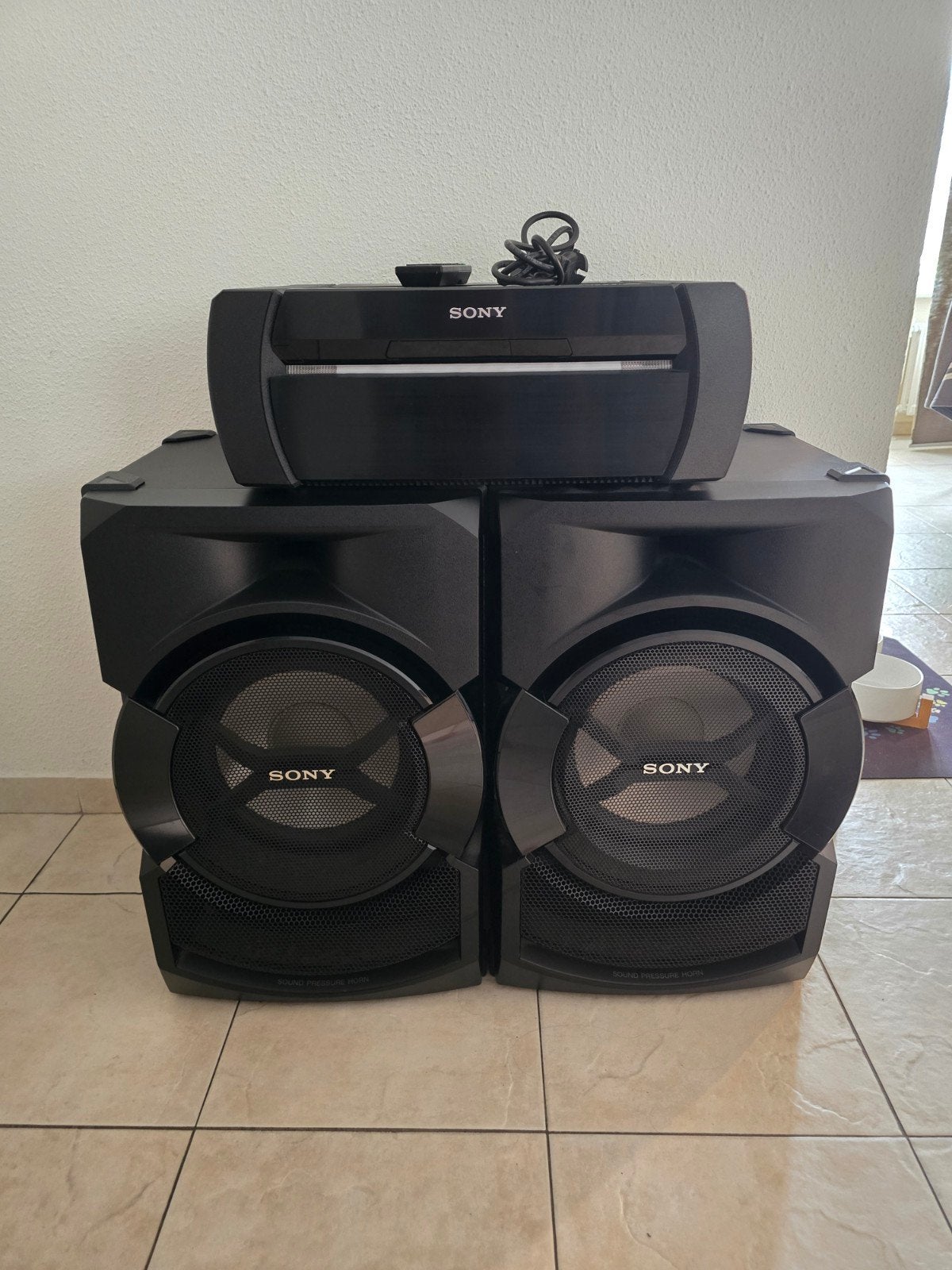 Sony SHAKE-X30D home-audiosysteem met Bluetooth, Gebruikt, Afstandsbediening, Sony, Ophalen