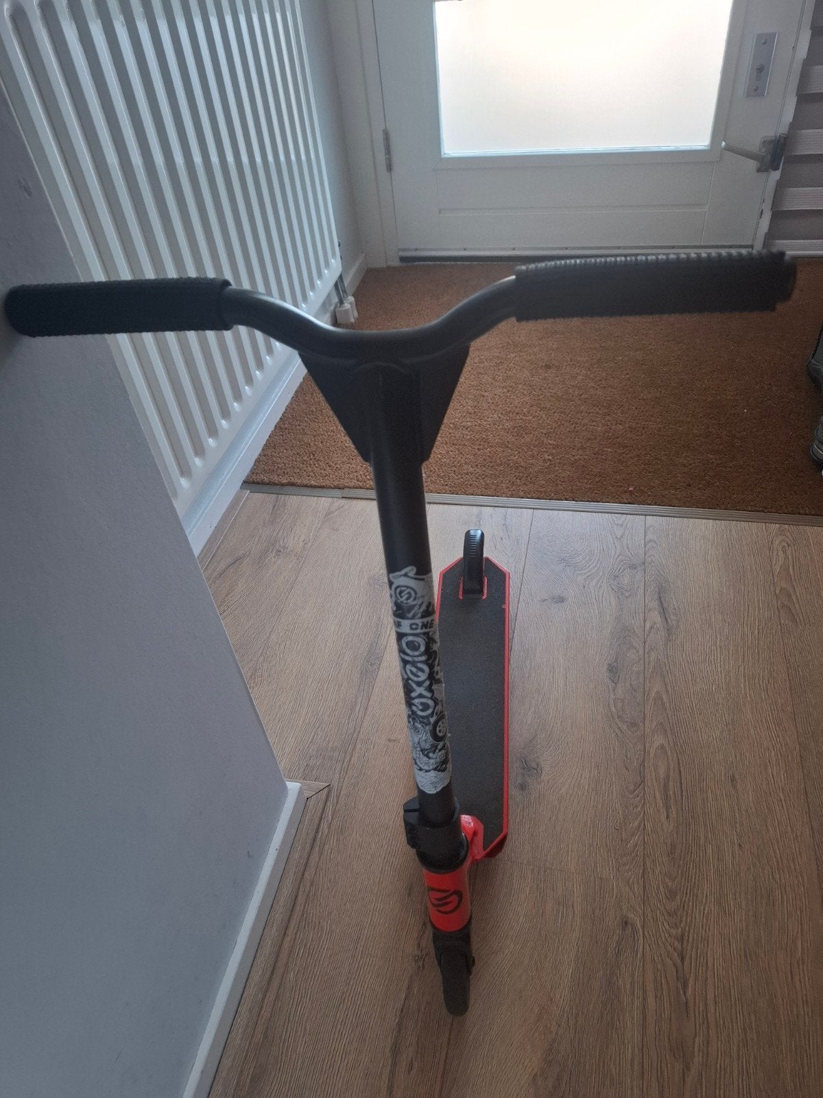 Oxelo (Decathlon) MF One stuntstep rood gebruikt, Ophalen, Gebruikt, Gewone step, Oxelo (Decathlon)