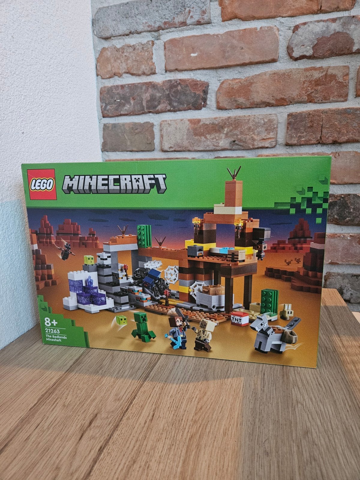 LEGO 21263 Minecraft: De Woestenijmijnschacht Compleet, Minecraft, Lego, Ophalen of Verzenden, Zo goed als nieuw