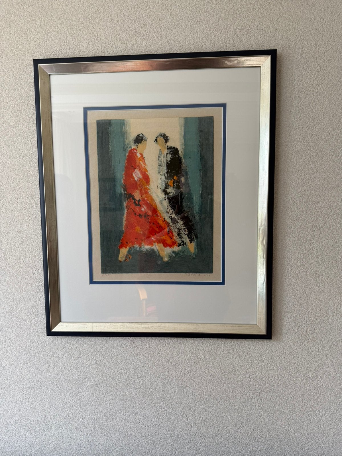 Schilderij Wil Willemsen, Ophalen