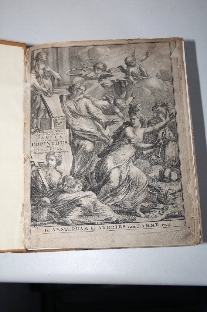Johannes Bierman - Verklaring Brief 1 Korinthe (1725), Antiek en Kunst, Ophalen of Verzenden