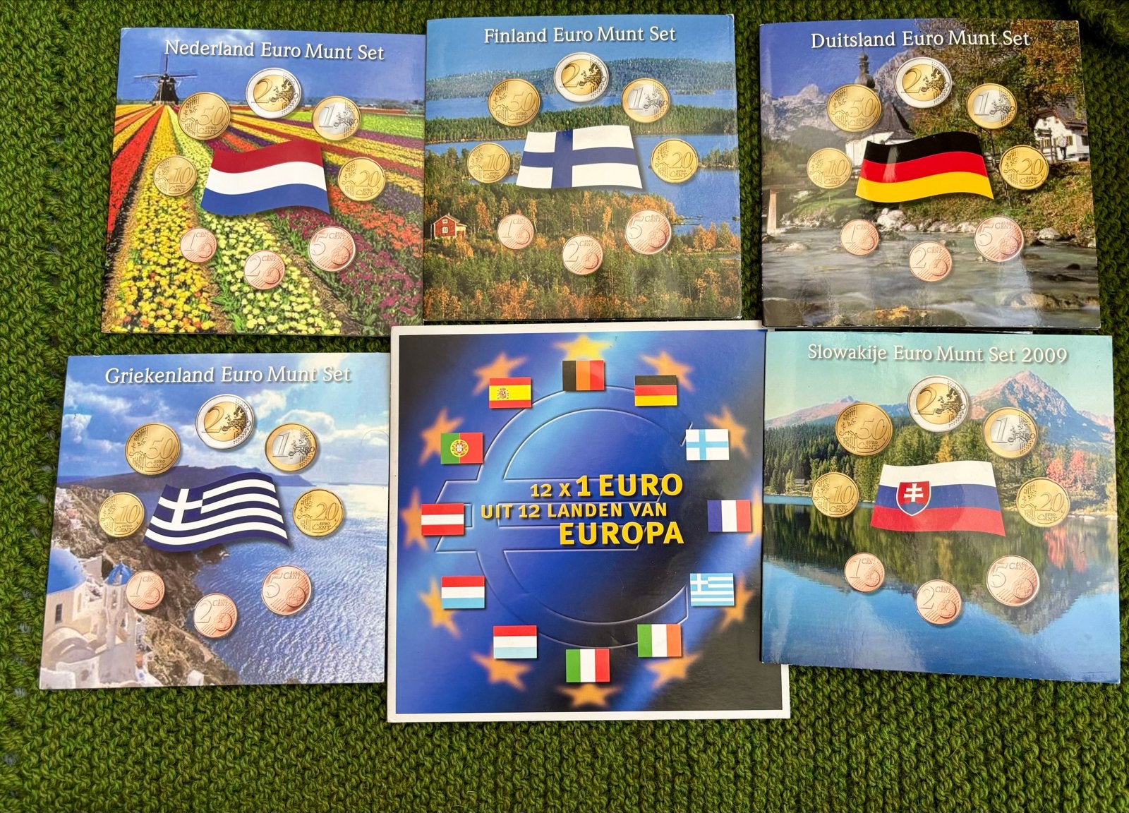 Euro Munt Sets uit Diverse Landen - Complete Collectie, Postzegels en Munten, Munten | Europa | Euromunten, Ophalen of Verzenden