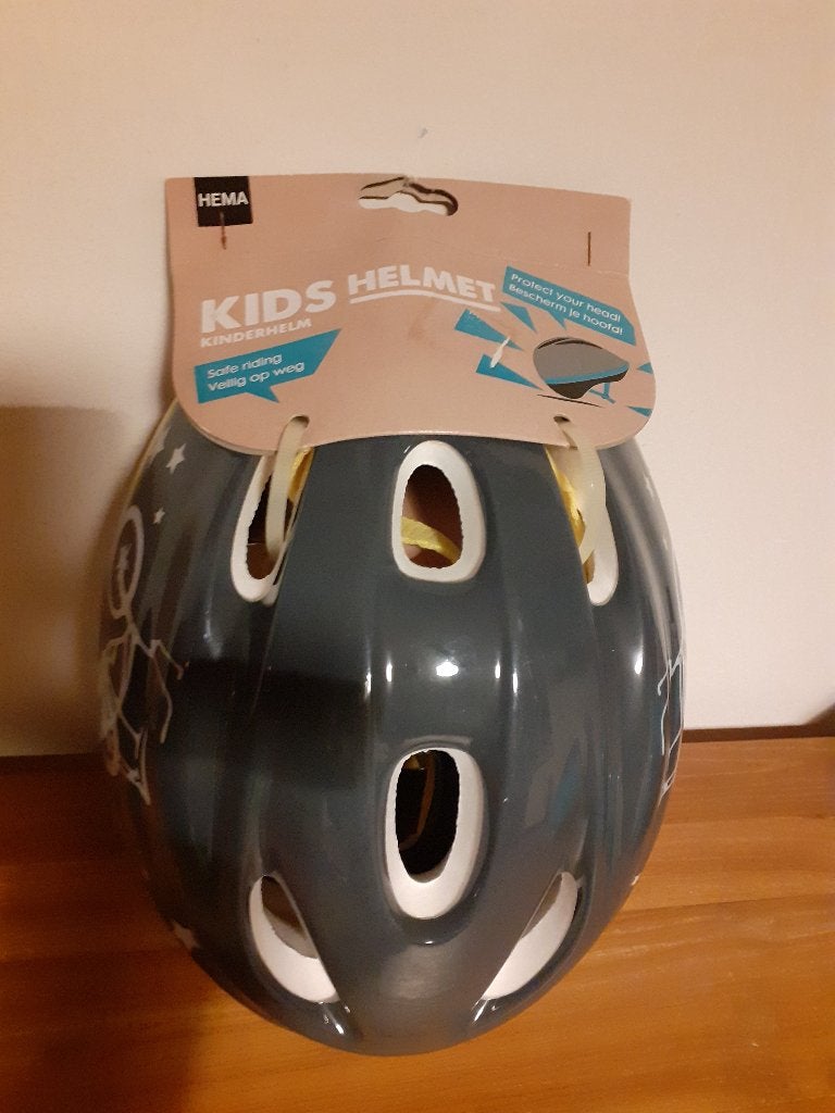 Helm; Fiets, Skate. Hema. Mt 52-56 cm. Nieuw, Fietsen en Brommers, Fietsaccessoires | Fietshelmen, Jongen of Meisje, Nieuw, Overige maten