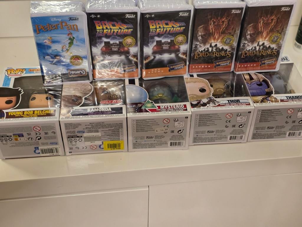 Funko Pop! Collectie: Peter Pan, Back to the Future, LOTR, Ophalen of Verzenden, Nieuw