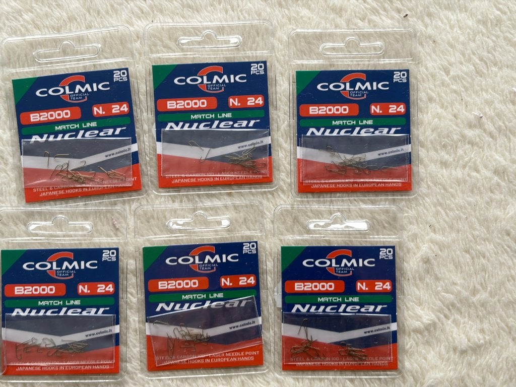adv 315 / NIEUW set 10 pakjes haakjes COLMIC, Ophalen of Verzenden, Nieuw, Haak