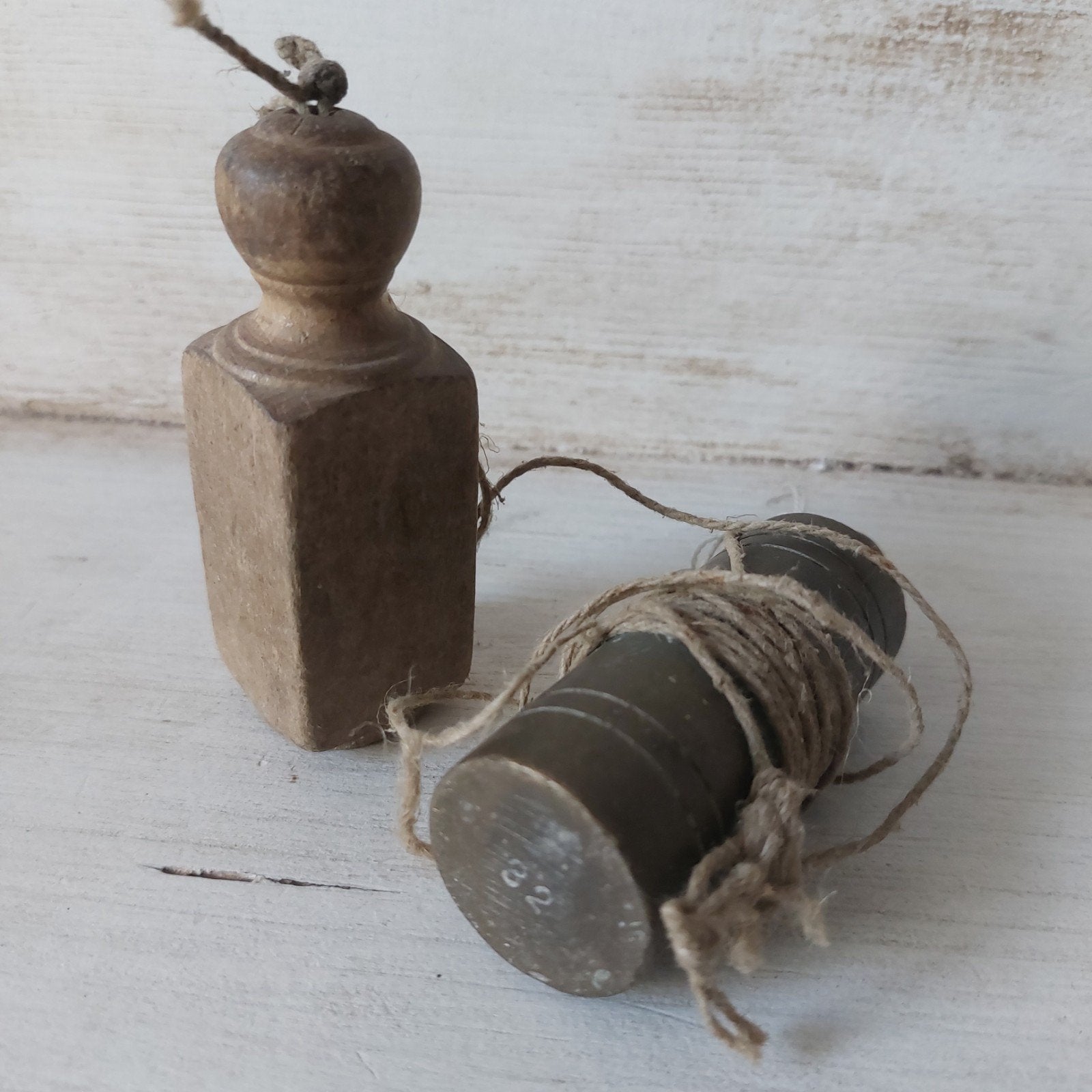 Antiek Schietlood /Oude Waterpas, Antiek en Kunst, Ophalen