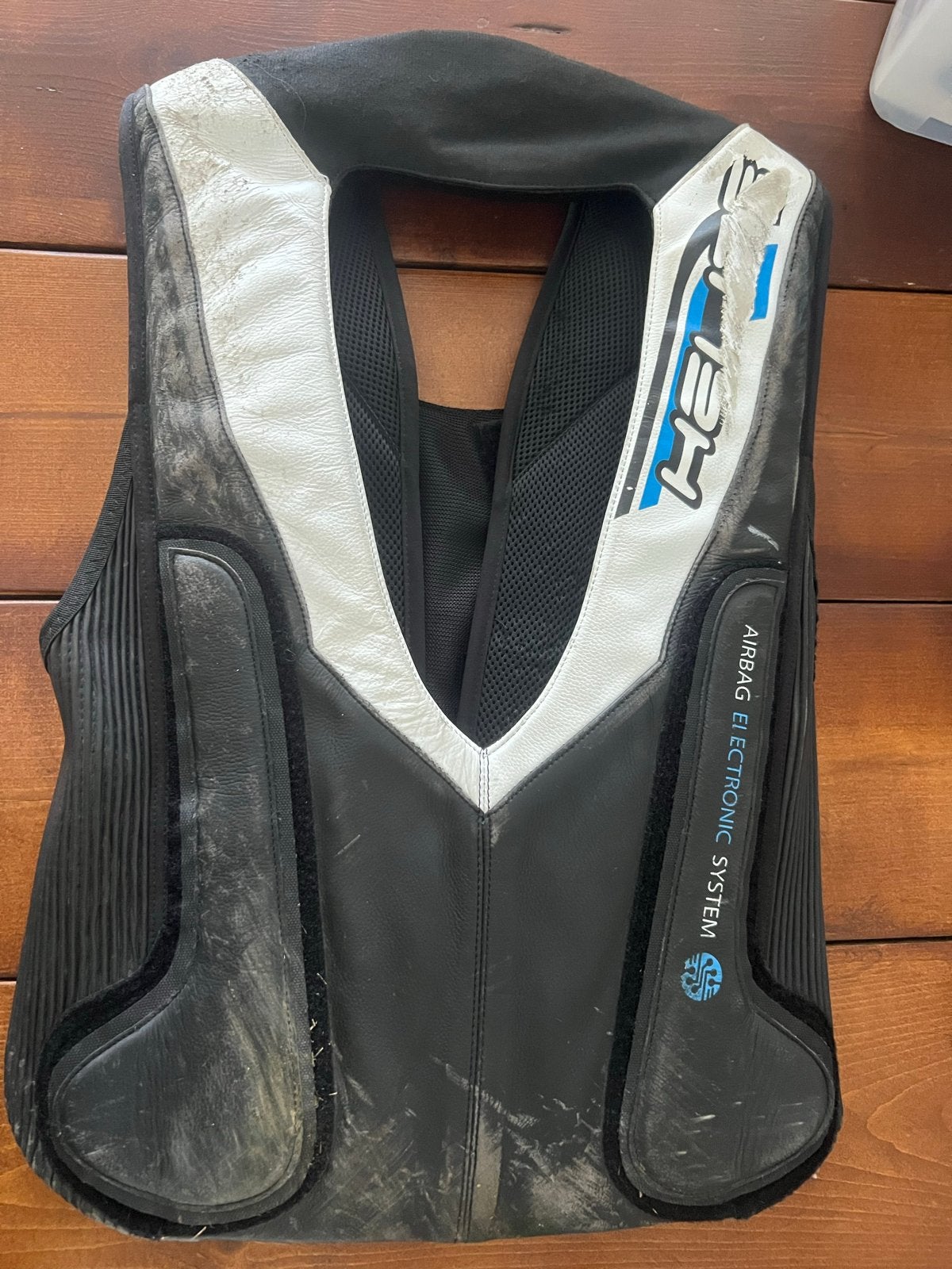 Helite GP-Air Airbag Vest Maat M - Motorfiets Airbag Systeem, Motoren, Ophalen of Verzenden, Tweedehands, Dames, Overige typen