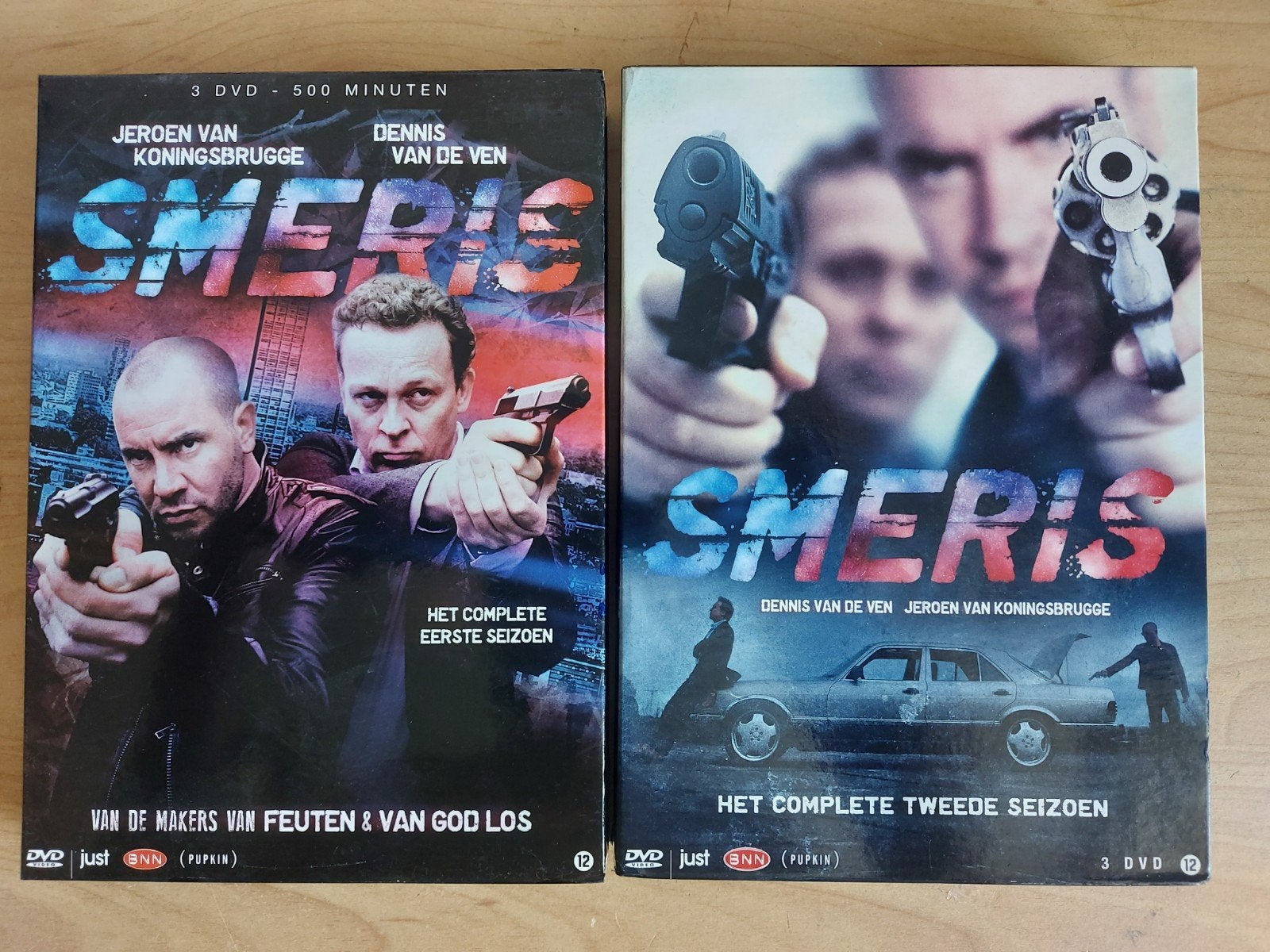 Smeris - Seizoen 1 en Twee - oa Jeroen Koningsbrugge, Alle leeftijden, Ophalen of Verzenden, Zo goed als nieuw, Komedie