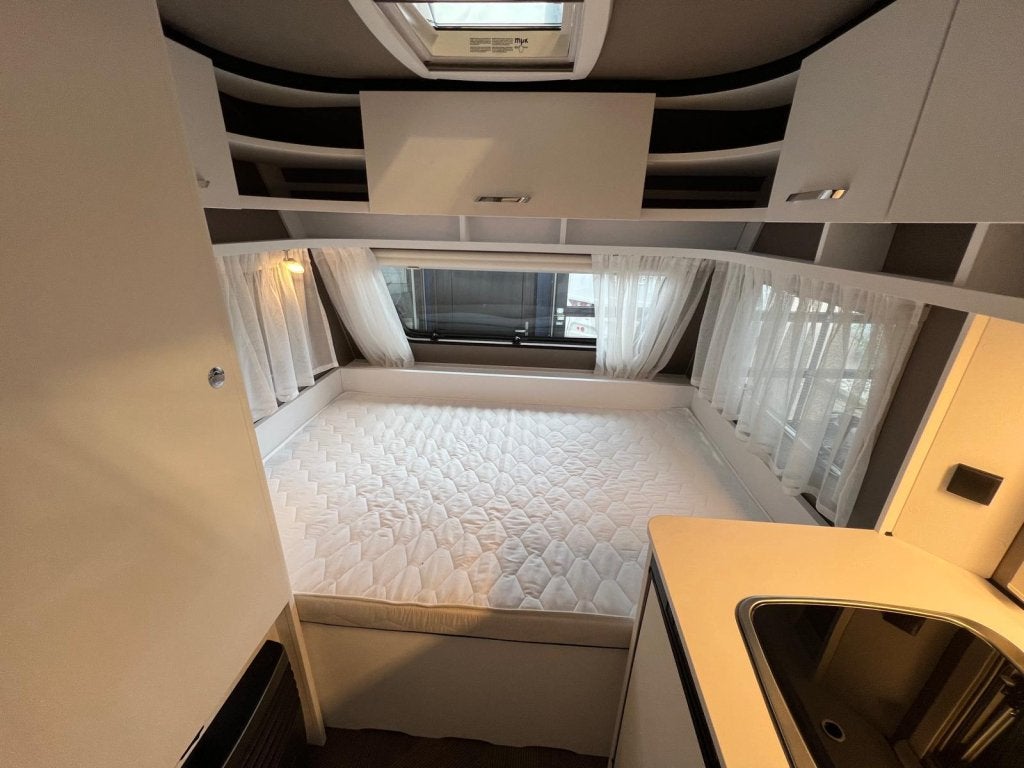 Dethleffs C'Go 415 QL Mover, Airco, Luifel, LMV., Caravans en Kamperen, Standaardzit, Bedrijf, 750 - 1000 kg, Dwarsbed