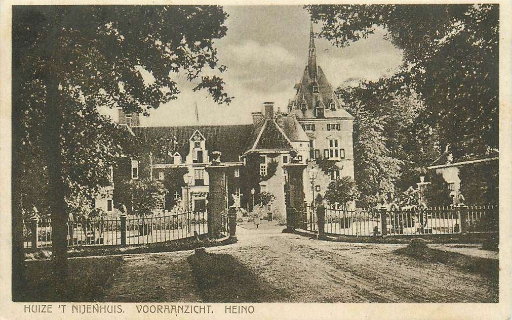 304-260-017 Heino Huize 'T Nijenhuis Vooraanzicht, Verzenden, Voor 1920, Overijssel